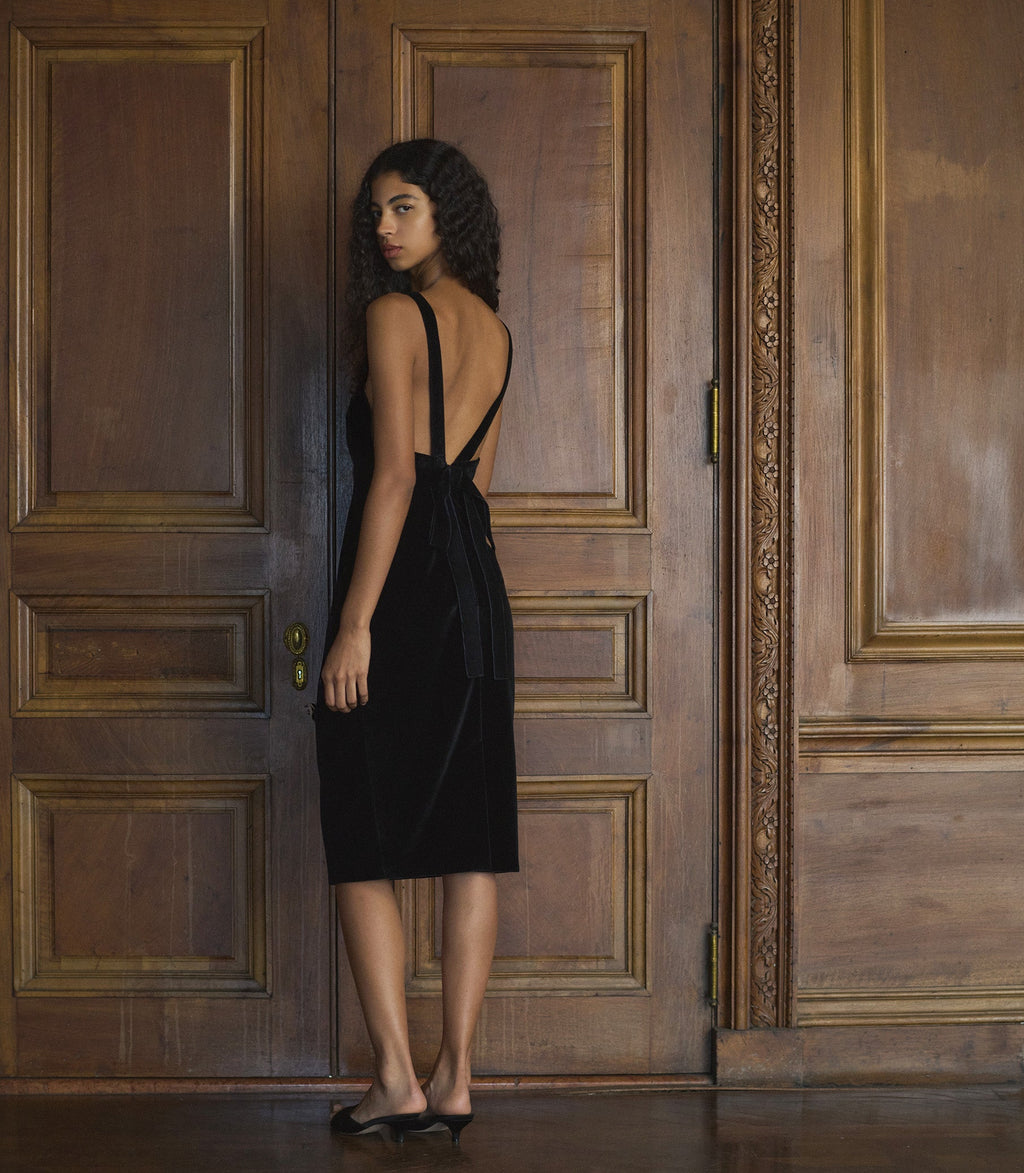 CHANSELLE DRESS -- BLACK