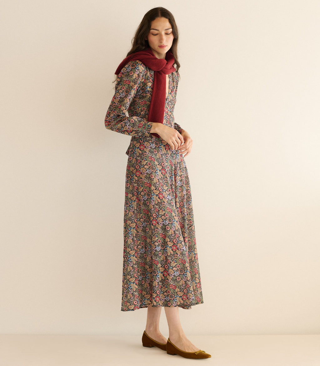 CHARLESTON DRESS -- WILDBERRY THICKET