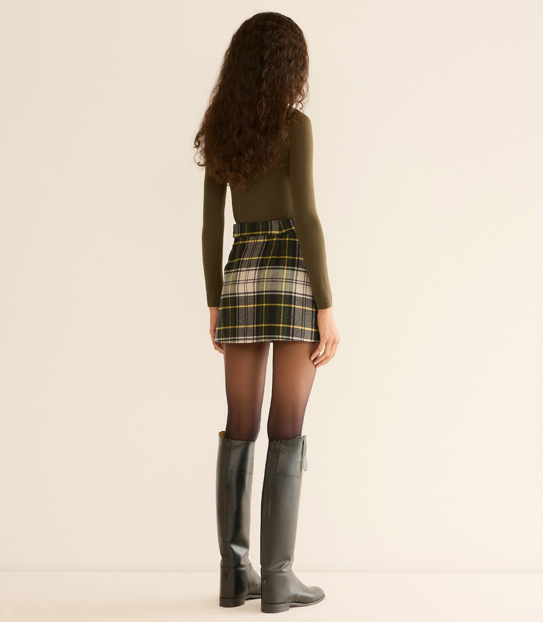 CHIERI SKIRT -- MACGRAW PLAID