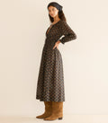 DELFINA DRESS -- DELPHINIUM FLORAL