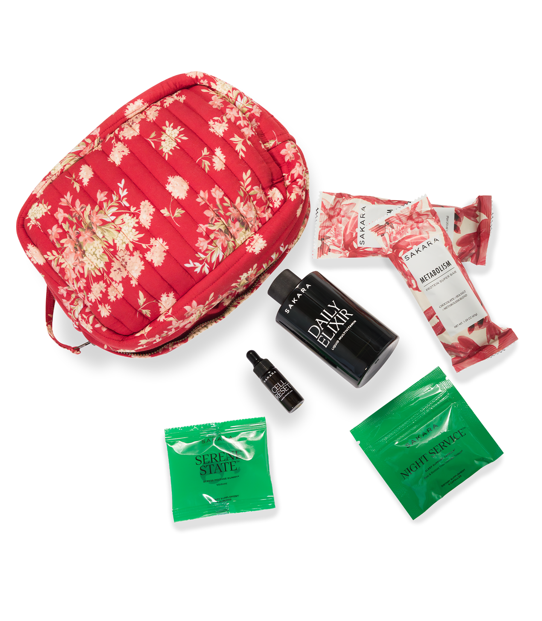 DÔEN & SAKARA TRAVEL ESSENTIALS -- LANTANA FLORAL