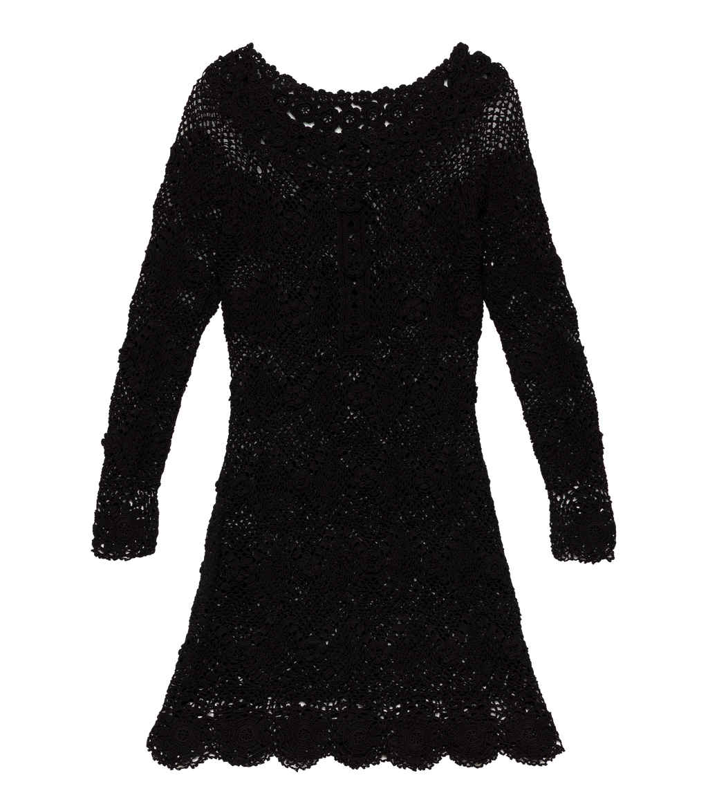 HYACINTHE DRESS -- BLACK