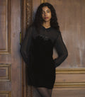 MADELYNNE DRESS -- BLACK