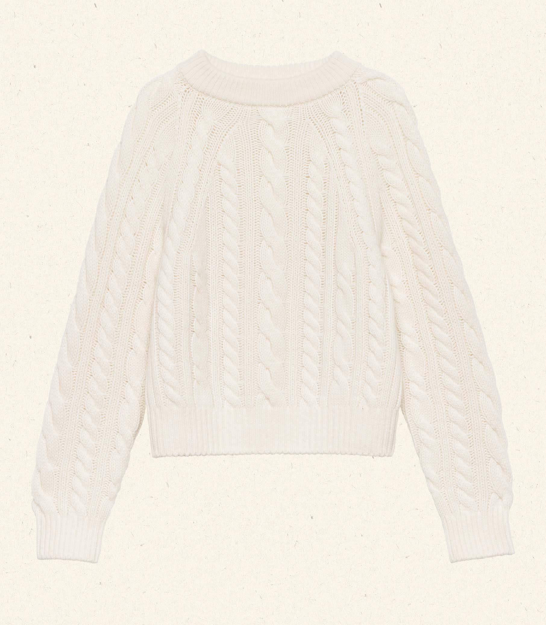 MARLOWE CASHMERE SWEATER -- IVORY