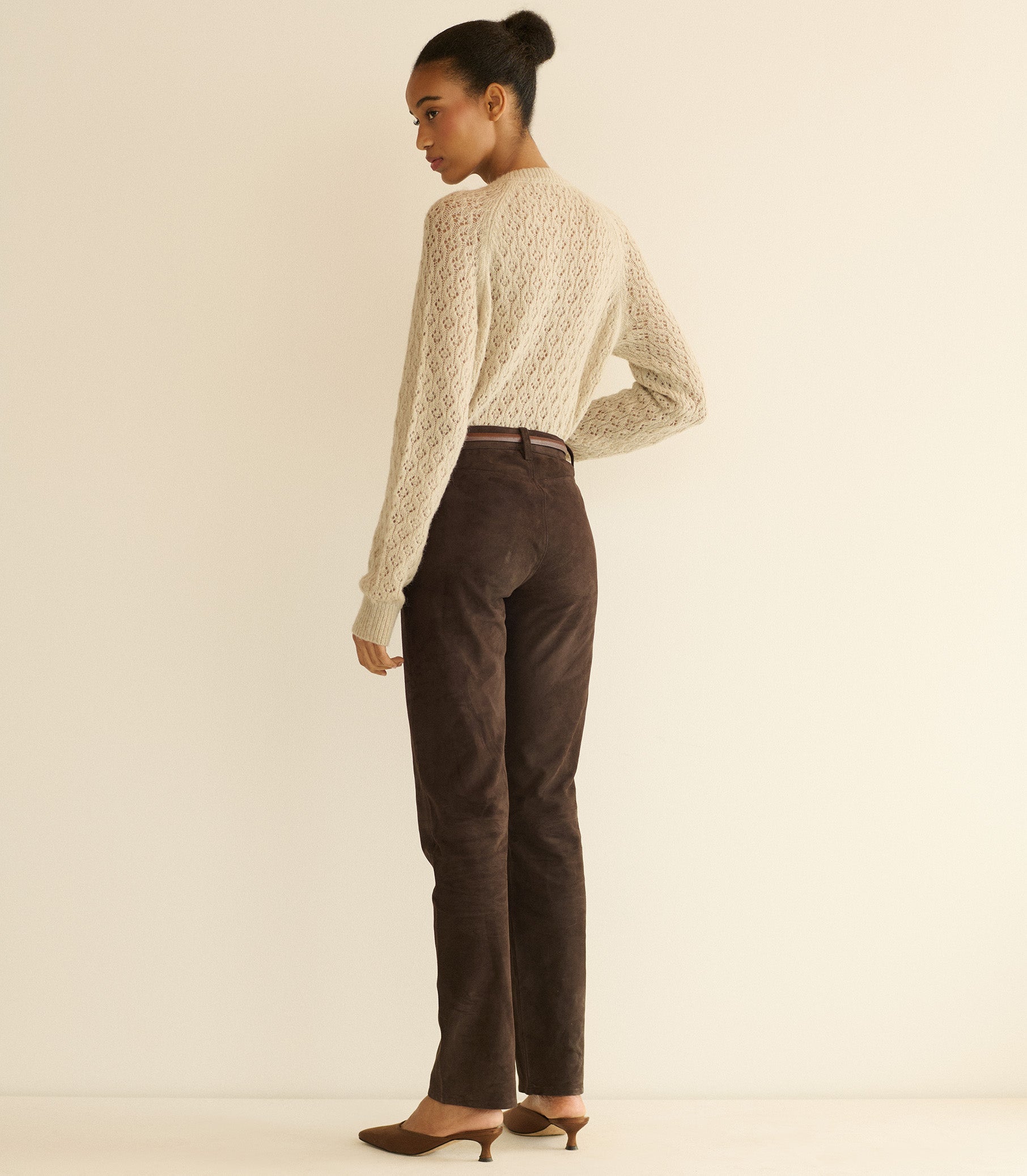PETRA POINTELLE CARDIGAN -- FEATHERSTONE