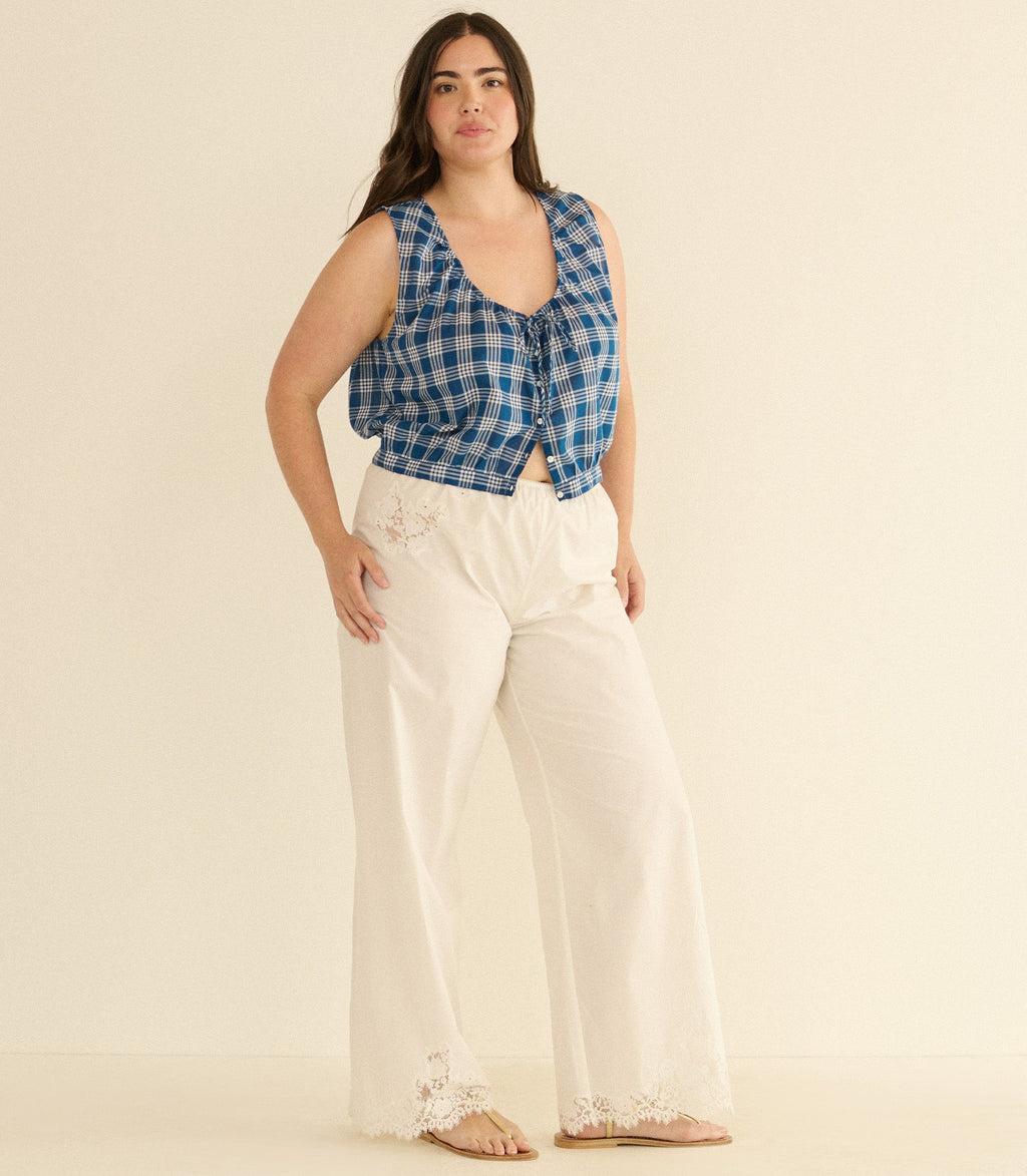 THEO TOP -- DORSET PLAID