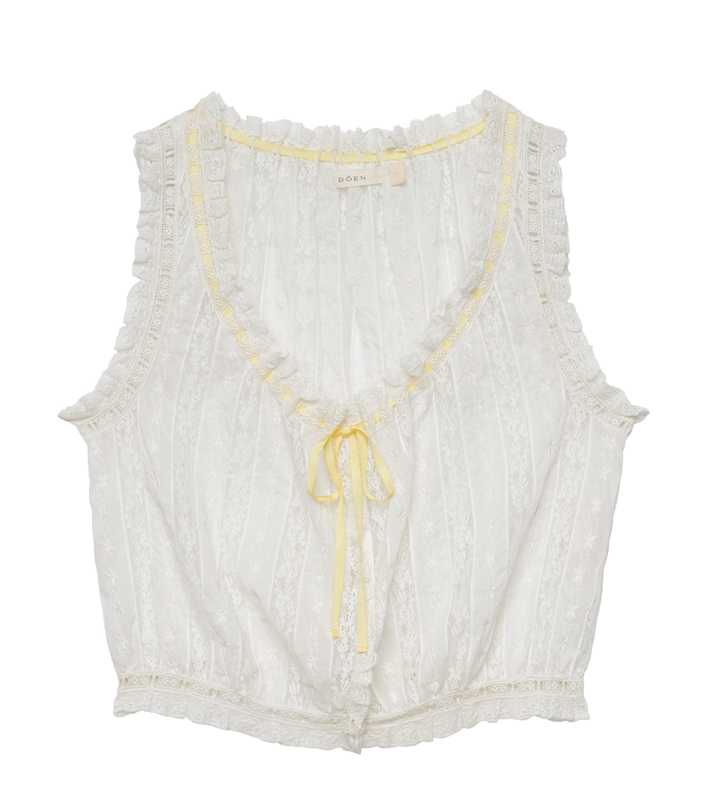 VETIVER TOP -- SALT